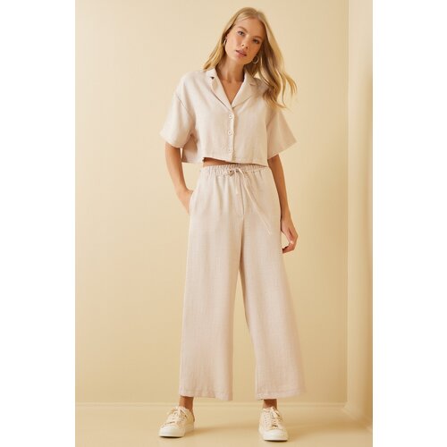 Two-Piece Set - Beige - Relaxed fit Slike