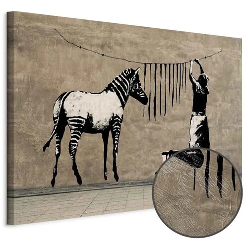  Slika - Banksy: Washing Zebra on Concrete (1 Part) Wide 30x20 Premium Print Cene