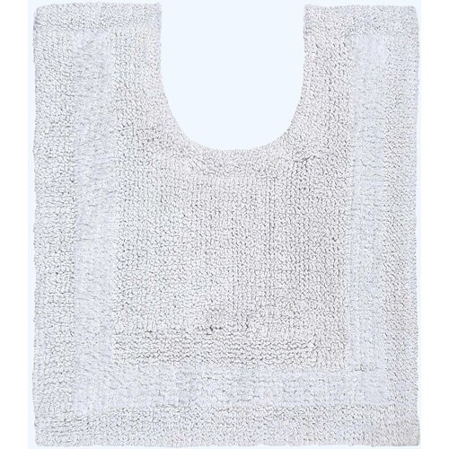 HOMESCAPES preproga contour wc iz bombaža, 50 x 55 cm &ndash; bela, (5000165924) Cene