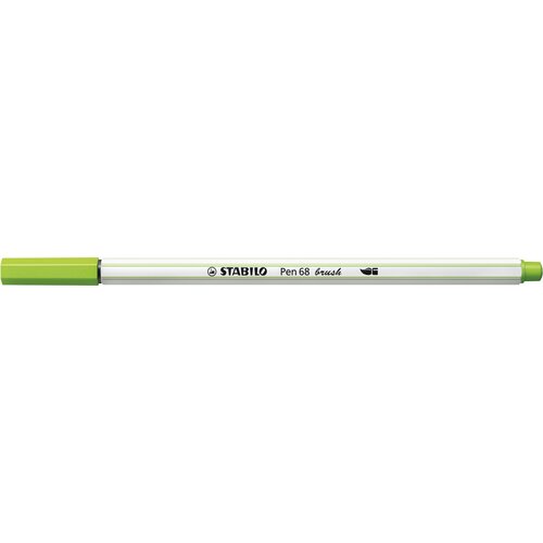 Stabilo Pen 68 brush tanki flomaster - zelena trava Cene