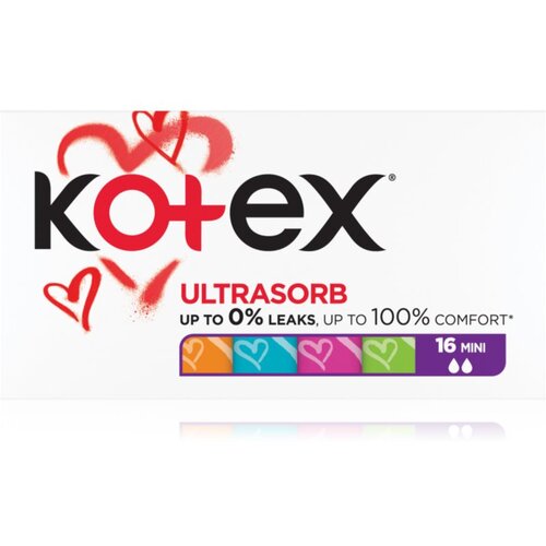 Kotex ultra absorb, mini, tamponi 24kom Cene
