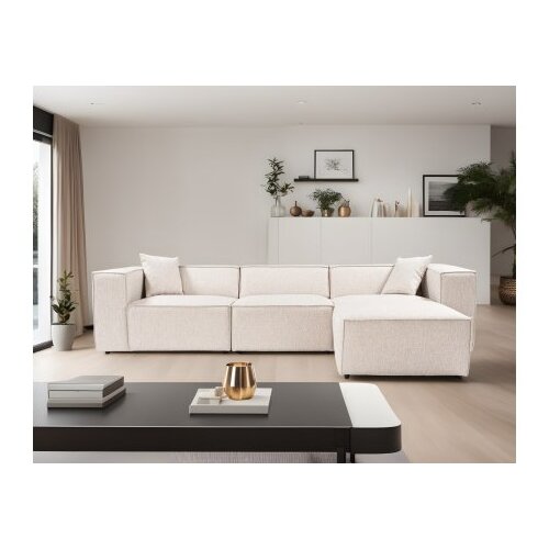 Atelier Del Sofa ugaona garnitura Lora (L1 O1 1R POUFFE ) Light Brown Cene