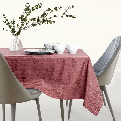 AmeliaHome Ovalni stolnjak Vesta 120x220 cm, roza Slike