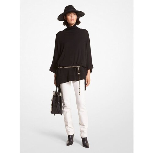 Michael Kors Poncho - PONCHO W. MK CHARM BELT black Slike