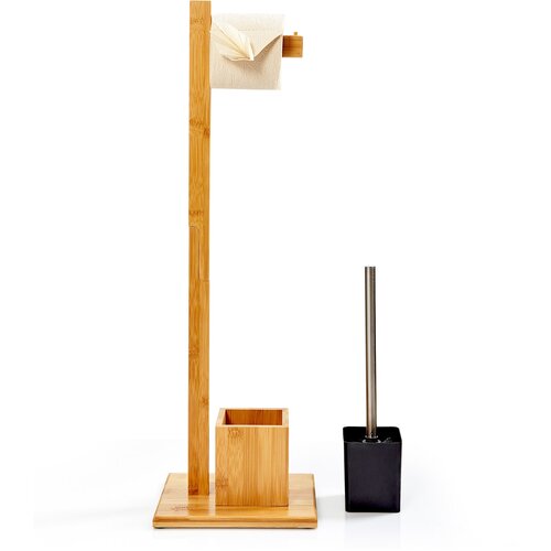 Blumfeldt Toaletni set, uključujući toaletnu četku, 23 × 74 × 19,5 cm, otporan vlagu, bambus Cijene