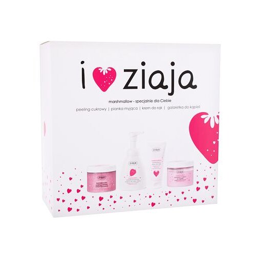 Ziaja i ♥ marshmallow darovni set piling za tijelo marshmallow 300 ml + tekući sapun za ruke marshmallow 250 ml + gel za čišćenje marshmallow 260 ml + krema za ruke marshmallow 50 ml Cijene