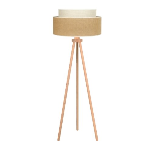  duolla - podna lampa yute boho 1xE27/15W/230V prečnika 45 cm braon/krem Slike