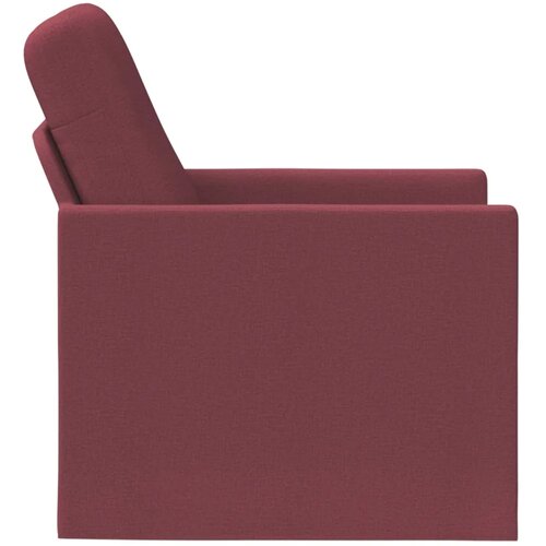  Fotelja Vinska crvena 70 x 81 x 82 cm Tkanina - boja crnog vina 60 cm Slike