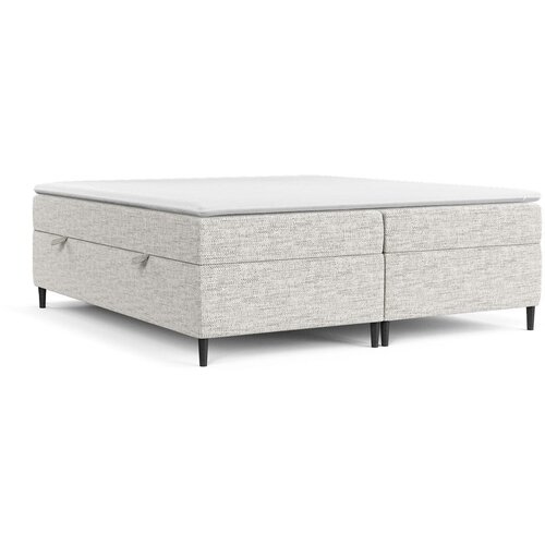 Maison de R&amp;ecirc;ve Svijetlo sivi boxspring krevet s prostorom za odlaganje 140x200 cm Araya &amp;ndash; Slike