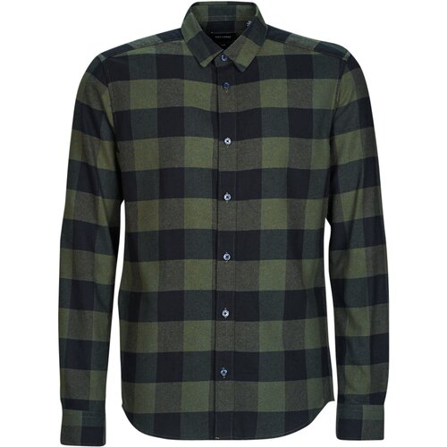 Only &amp;amp; Sons ONSGUDMUND LIFE LS CHECKED SHIRT Kaki Slike
