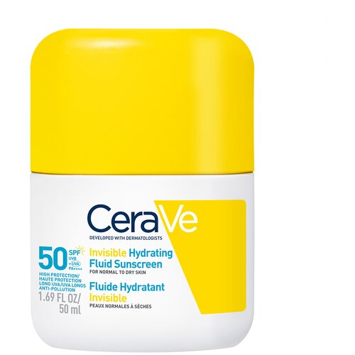 CeraVe Invisible Hydrating Fluid Sunscreen SPF 50 za&scaron;titni fluid s hidratantnim učinkom SPF 50 50 ml Cijene