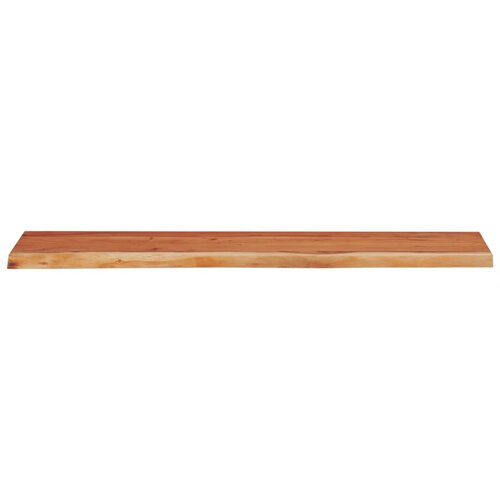  Zidna polica 100x30x3,8 cm pravokutna bagremovo drvo živi rub Slike