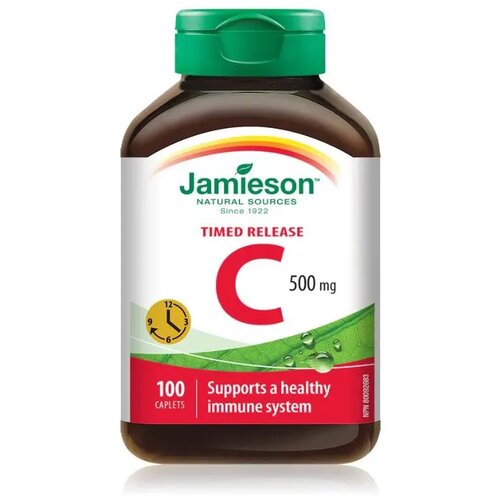 Jamieson Vitamin C 500 mg, Time Release, 100 tableta Slike