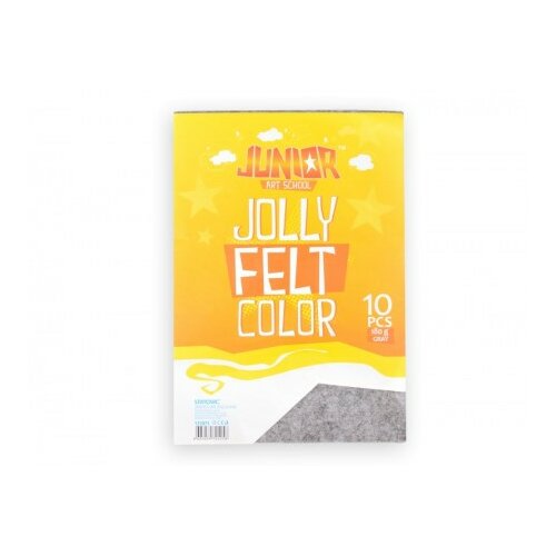 Jolly Color Felt, fini filc, siva, A4, 10K ( 135075 ) Cene
