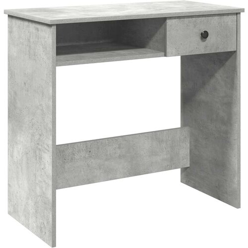 Maison Chic Pisalna miza - pisarni&amp;scaron;ka miza - Računalni&amp;scaron;ka miza betonsko siva 80x40x75 cm iverna plo&amp;scaron;ča, (21785099) Slike