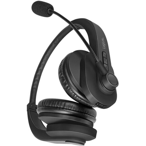 Logilink BT0060 headphones /headset Wireless Head-band Office /Call center Bluetooth Black Slike