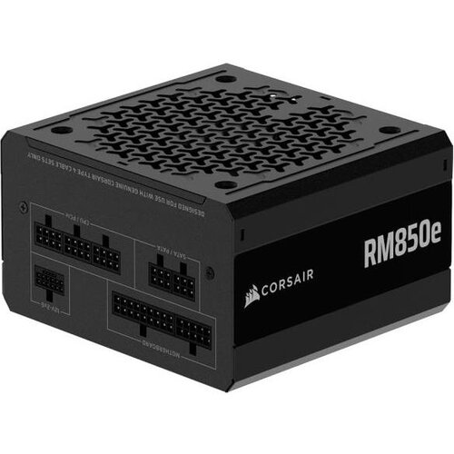 Corsair PSU 850W RM850eGold, Fully Modular, 12V-2x66xSATA, 3xPCIe, ATX 3.1, PCIe 5.1 Slike