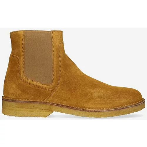 A.P.C. Gležnjače od brušene kože Boots Theodore za muškarce, boja: smeđa, PXBSK.H54252-CARAMEL