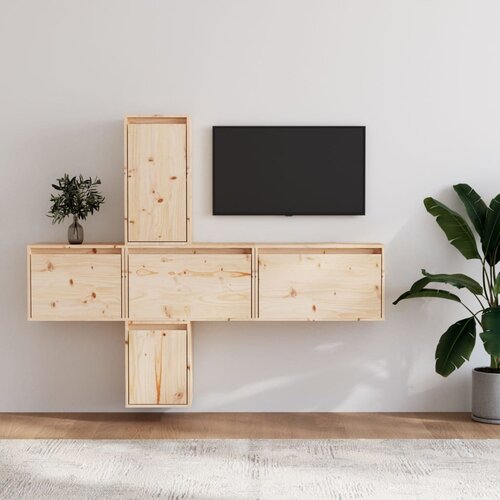 The Living Store TV omarica 5 kosov trdna borovina - TV Omarica, (21376583) Cene