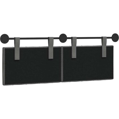  Držeće uzglavlje Zidne Tamno siva 150 x 55 x 7 cm Bar&amp;scaron;un - Tamno siva 140 cm bez LED Slike