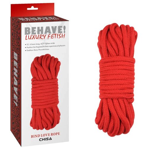 CHISA NOVELTIES Behave! Bing Love Rope Red Cene