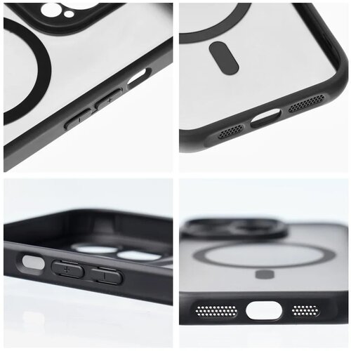 Full Matte Mag Cover etui, združljiv z MagSafe za iPhone 14 Pro, črn Slike
