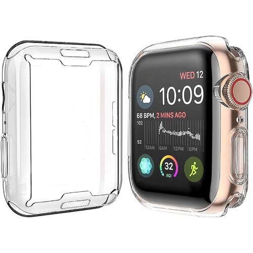 Venisymlis 2x zaščitna torbica za Apple Watch 40 mm, s polno pokritostjo proti praskam, (22102145) Cene