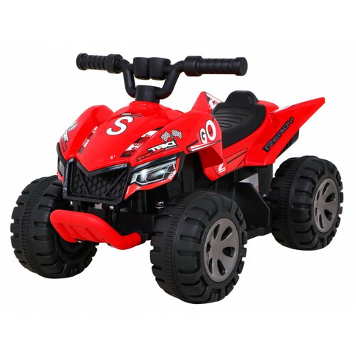 Quad &amp;Scaron;tirikolesnik na akumulator THE FASTEST - rdeč Slike