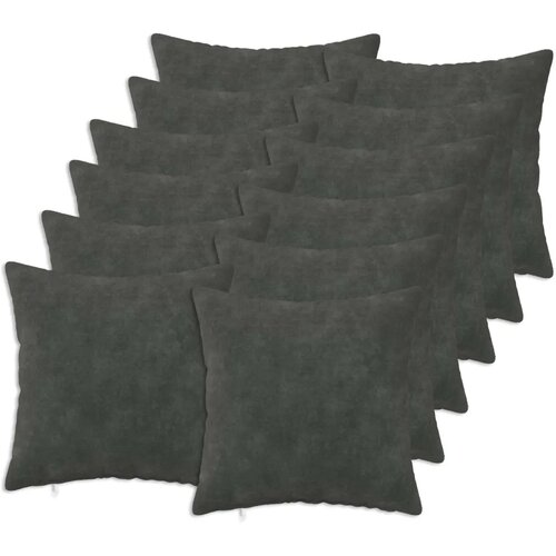  Jastuk s jastukom HEERLEN 12 kom. Antracit Mikrofibra Flis - Antracit 40 x 40 cm 12 Cijene