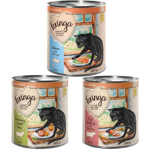 Feringa Selected Recipes 6 x 800 g - Mje&scaron;ovito pakiranje: janjetina, govedina, losos Cijene
