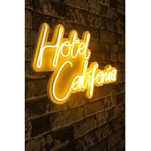 Wallity Dekorativna LED rasveta Hotel California, 25x22x2cm, Žuta Cene