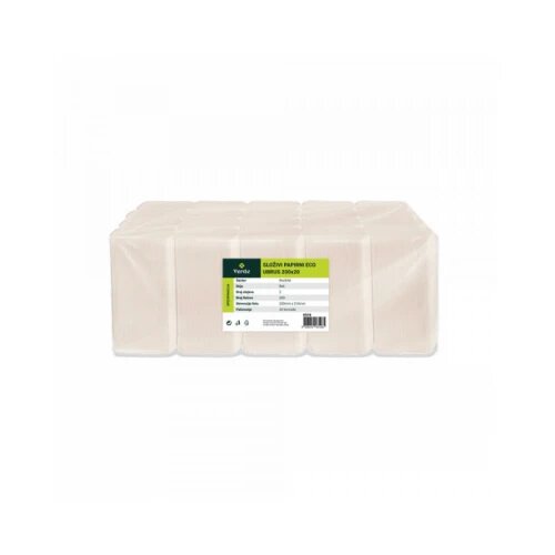  Ubrusi složivi VERDE ECO 2-sl. 21x22 cm (20 kom x 200 lista) Cene