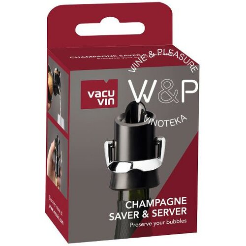 VACUVIN champagne saver&server crni 18804606 Slike