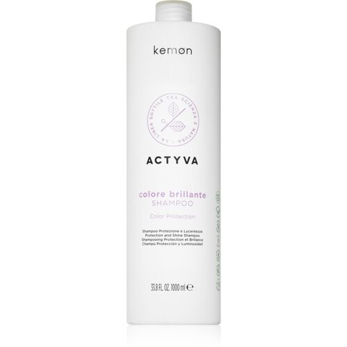 Kemon Actyva Colore Brillante posvetlitveni in krepilni šampon za barvane lase 1000 ml Cene