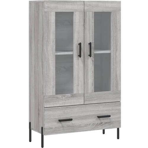 Maison Chic Visoka omara - Komoda - Predalnik siva sonoma 69,5x31x115 cm inženirski les, (21721368) Cene