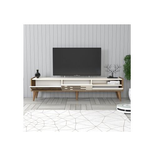 Hanah home valensiya - walnut, cream walnutcream tv stand Cene