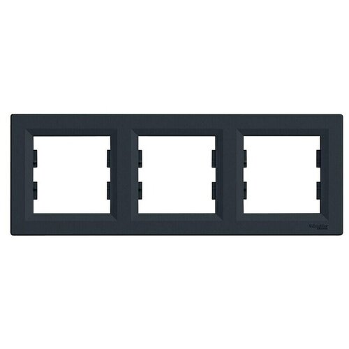 Schneider Electric Asfora Okvir (Antracit, Izvedba serije: 3-struko, Plastika) Slike