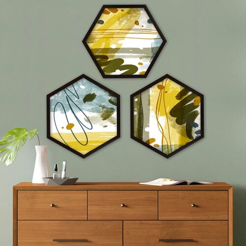 Wallity Uokvirena slika 6GEN5531331, 35x35 cm, 3 dijela Cijene