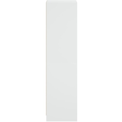  Visoka komoda sa staklenim vratima bijela 35 x 37 x 142 cm Slike