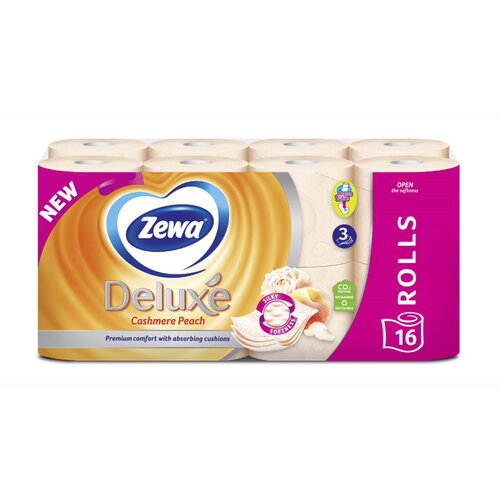 Zewa toaletni papir deluxe peach trosl.16/1 Cene