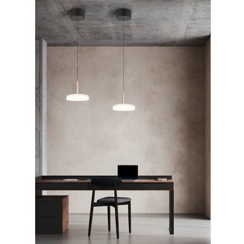  Črno-bela in zlata LED zatemnitvena viseča svetilka s steklenim senčilom &amp;oslash; 22 cm Celeste &amp;ndash; Slike