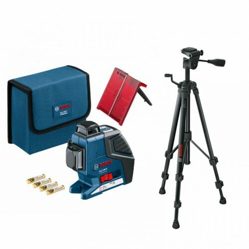 Bosch laser za linije professional gll 3-80 p + stativ bt 150 Slike