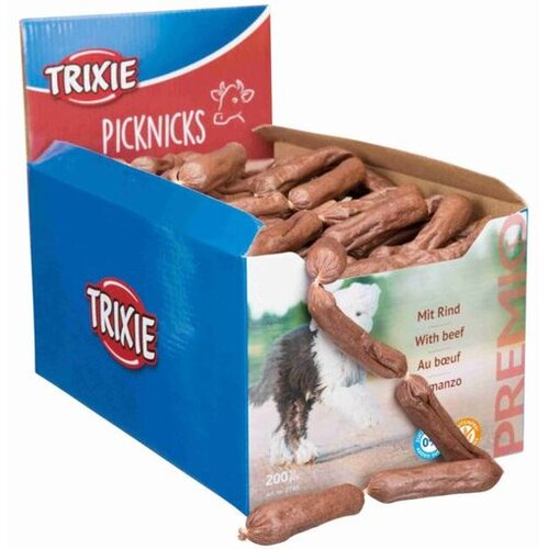 Trixie 200 beskrajnih kobasica 8cm/8g - GOVEDINA TR2748 Slike