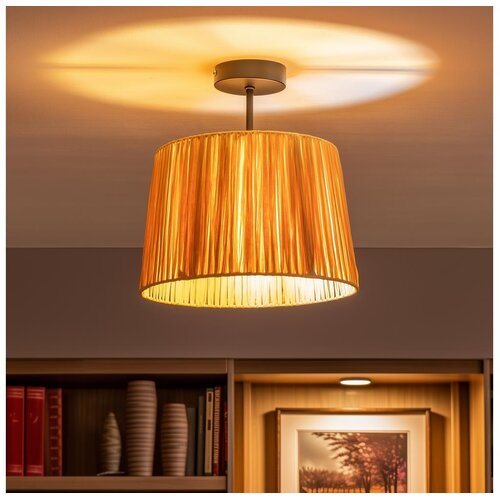 Brilagi LED plafonski luster CERIA BOHO 1xE27/60W/230V Ø 30 cm crna/rafija Cene