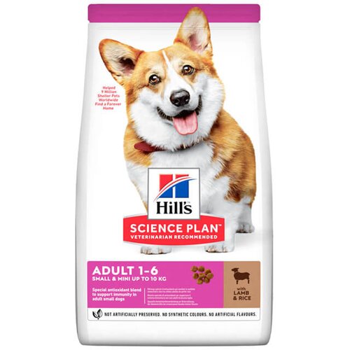 Hill’s Science Plan Small & Mini Adult - hrana za odrasle pse malih rasa sa jagnjetinom i pirinčem (1,5kg, 6kg) 1,5kg Cene