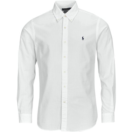 Polo Ralph Lauren CHEMISE COUPE DROITE EN SEERSUCKER Bijela Slike