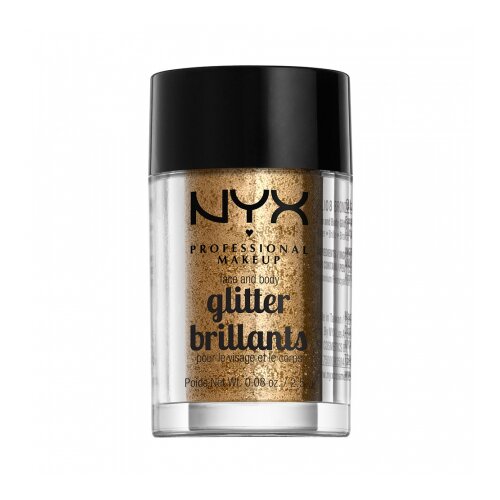 NYX Professional Makeup bleščice za obraz in telo - Face & Body Glitter – Bronze (GLI08) Cene