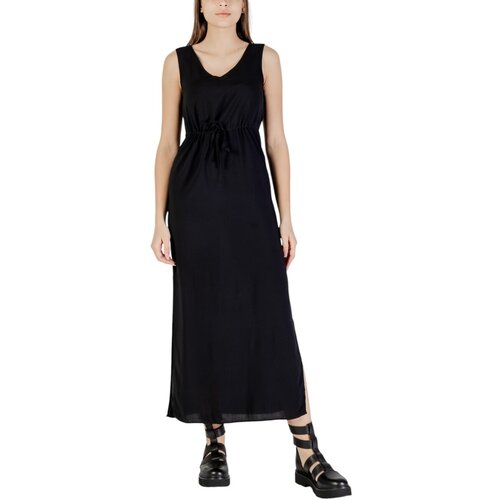 Vero_Moda Dolge obleke Vmeasy Joy Sl Tank Maxi Wvn Ga 10286770 Črna Cene
