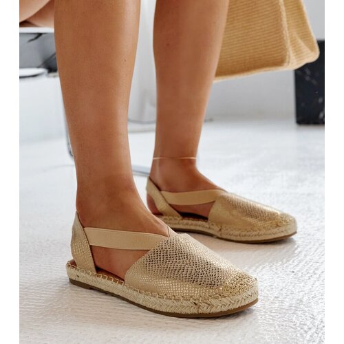 Gemre Beige open-heel espadrilles Tharna Cene