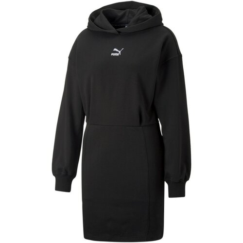 Puma classics hooded dress tr, ženski duks, crna 535687 Cene